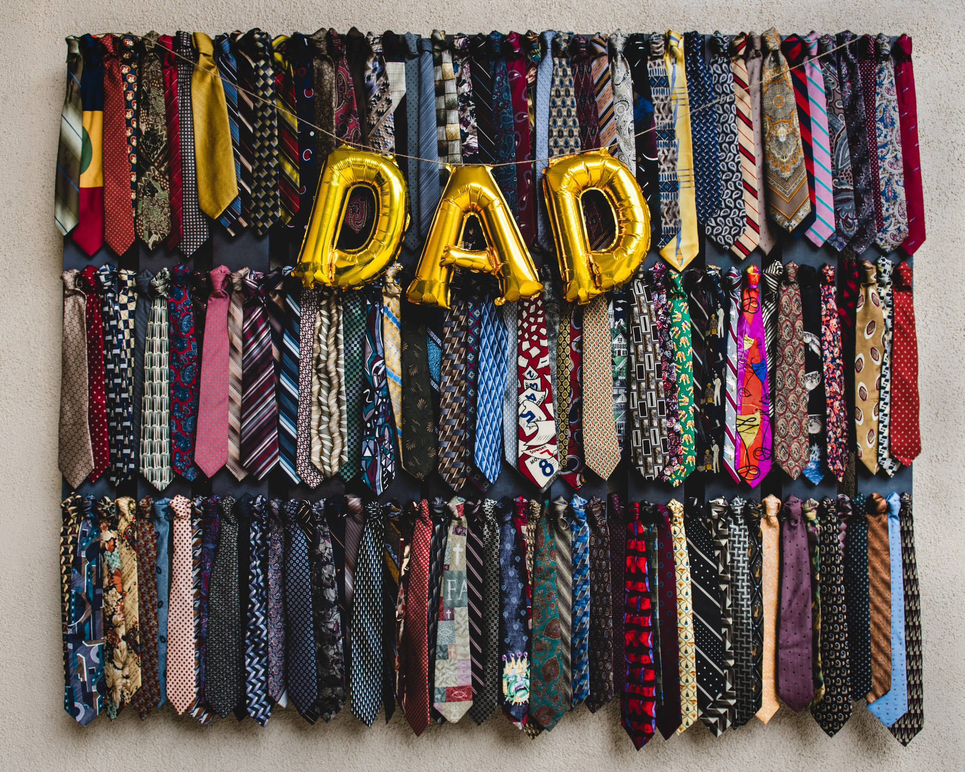 Dad And Neckties Background