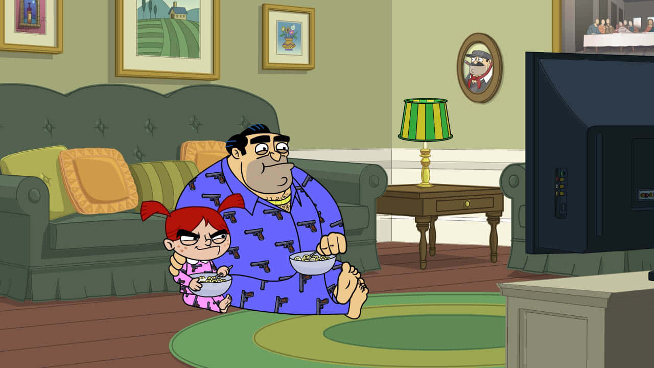 Daddy And Daughter Fugget About It Background