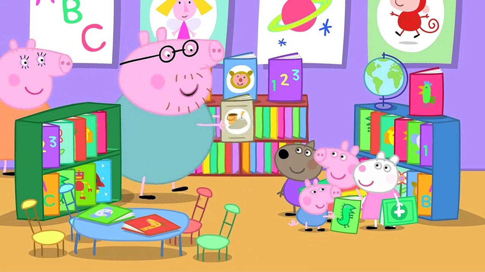 Daddy Pig Teaching Peppa Pig The Importance Of Education Background
