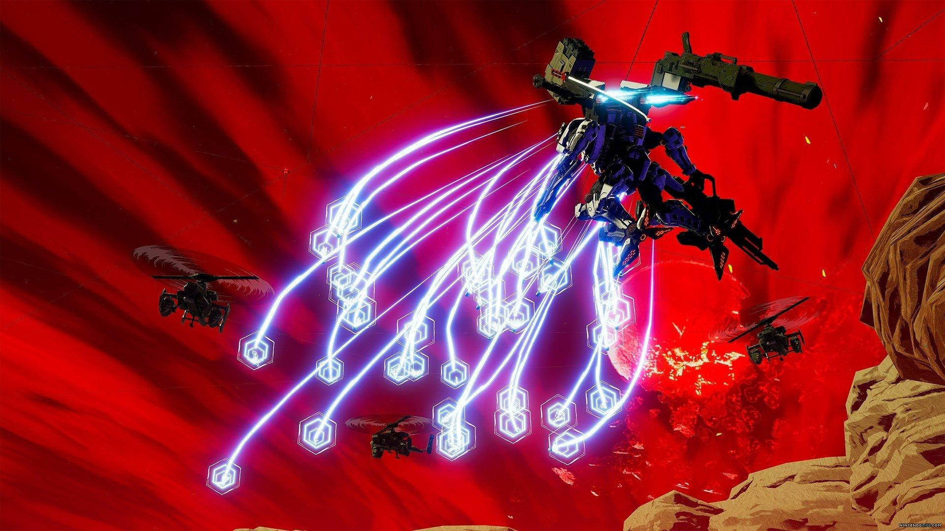 Daemon X Machina Arsenal Strikes Background