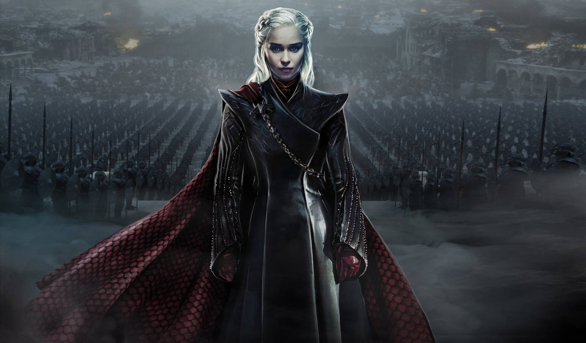 Daenerys Targaryen Army Head Background