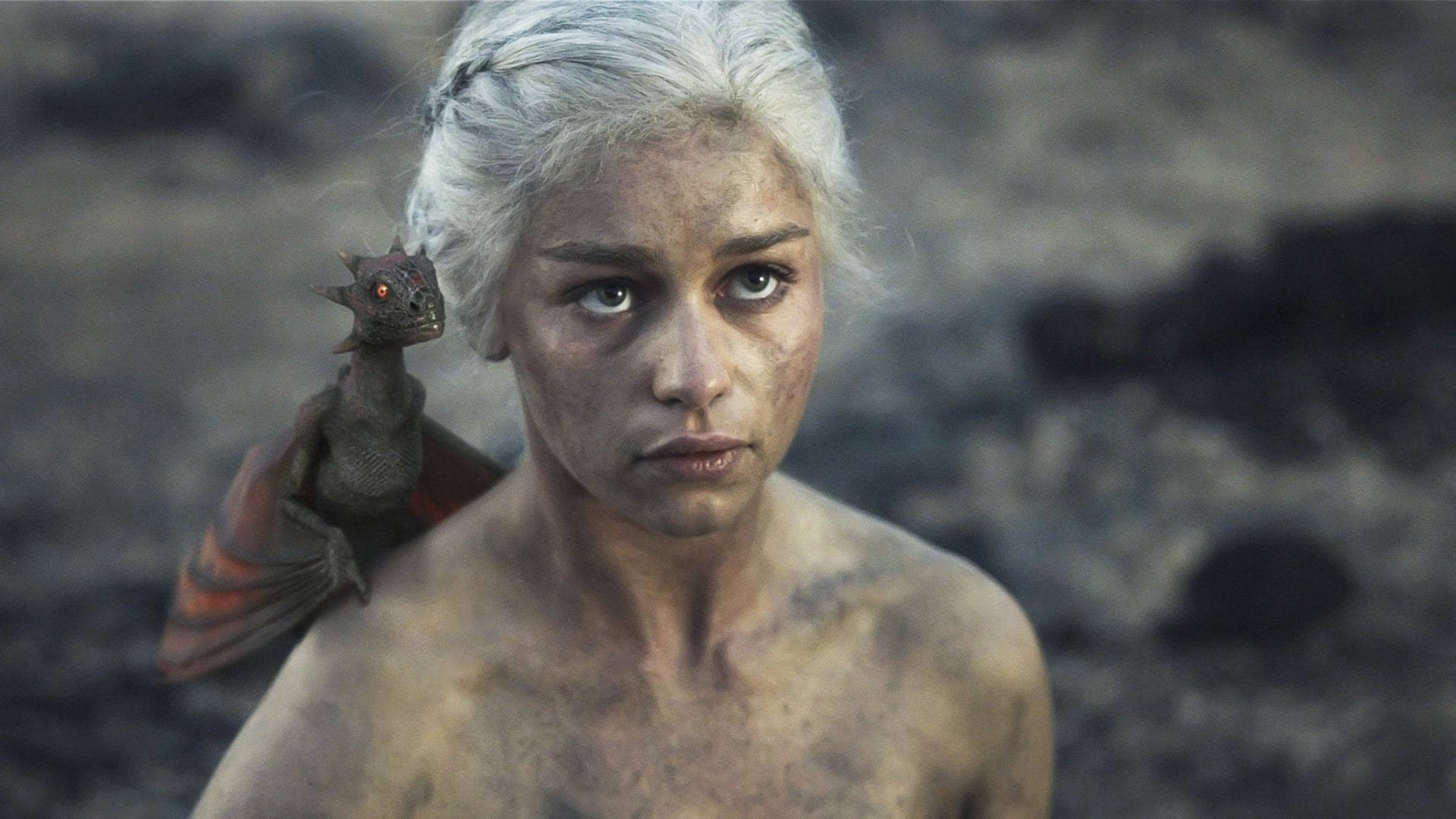 Daenerys Targaryen Baby Dragon Background