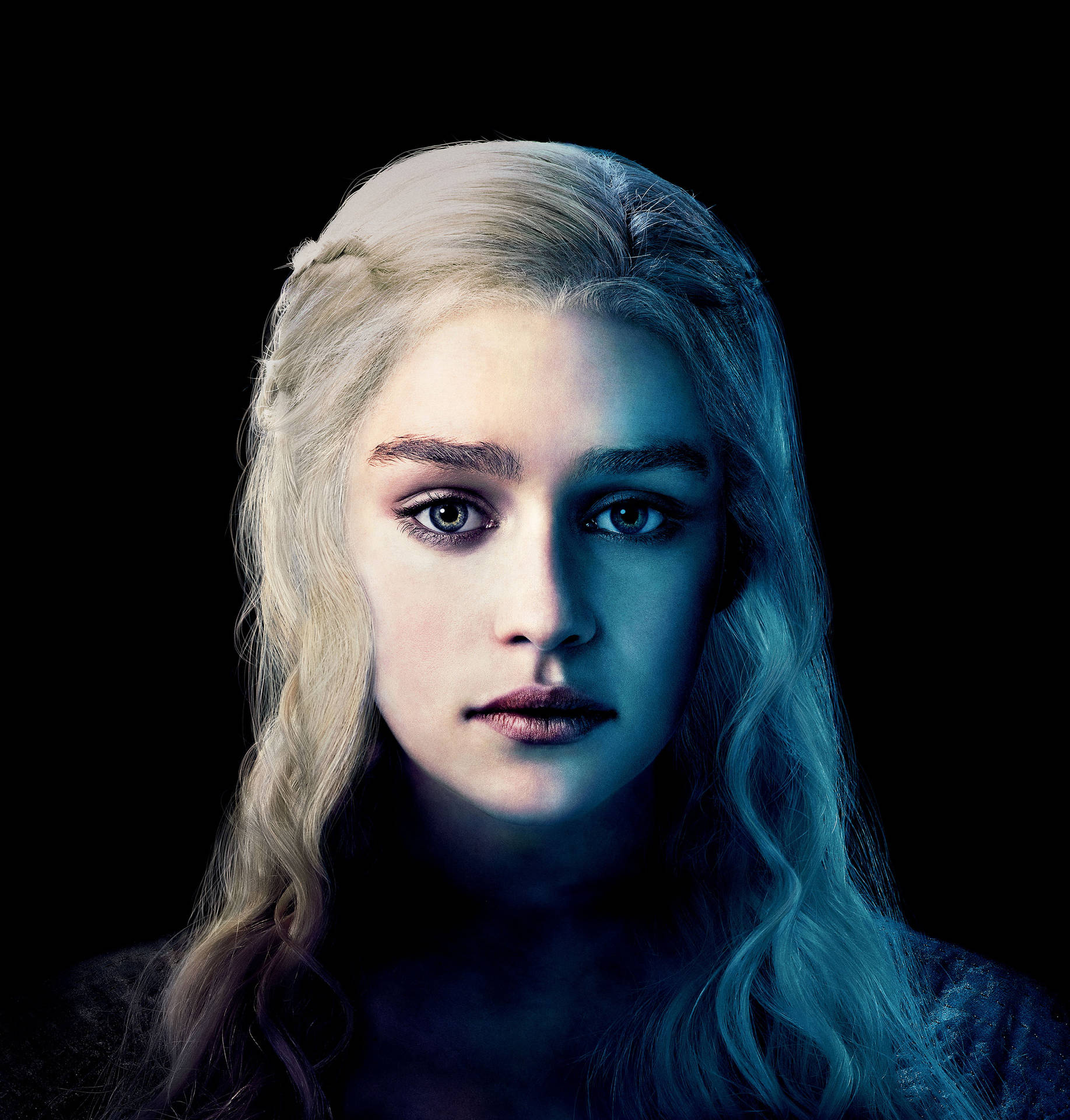 Daenerys Targaryen Face Portrait Art Background