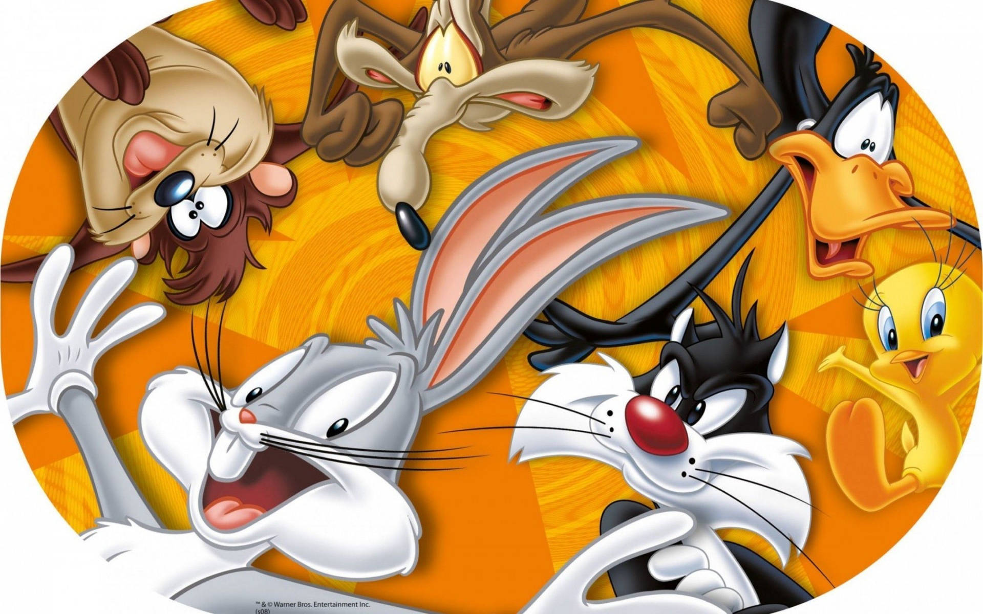 Daffy Duck And Looney Tunes Friends Background