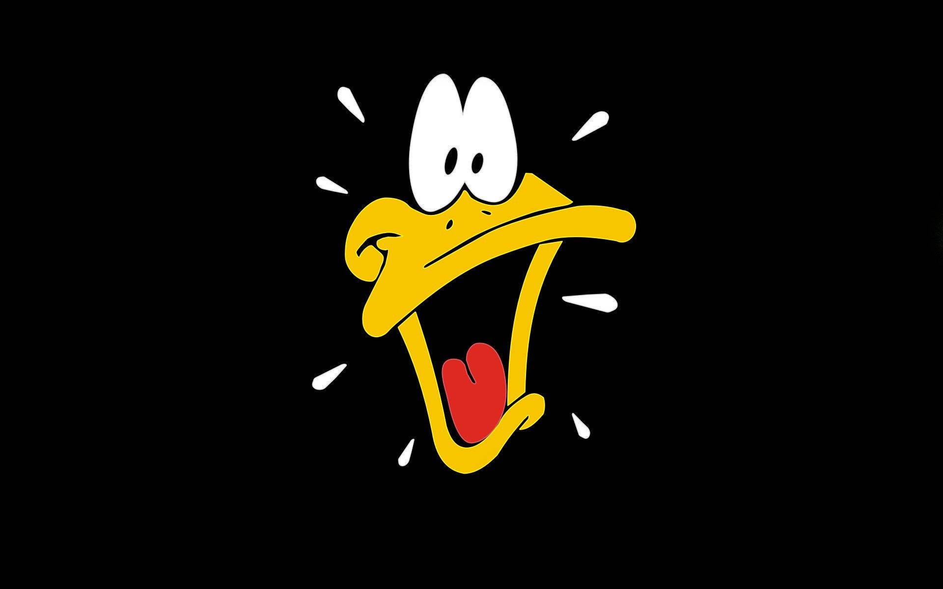 Daffy Duck Happy Face Background