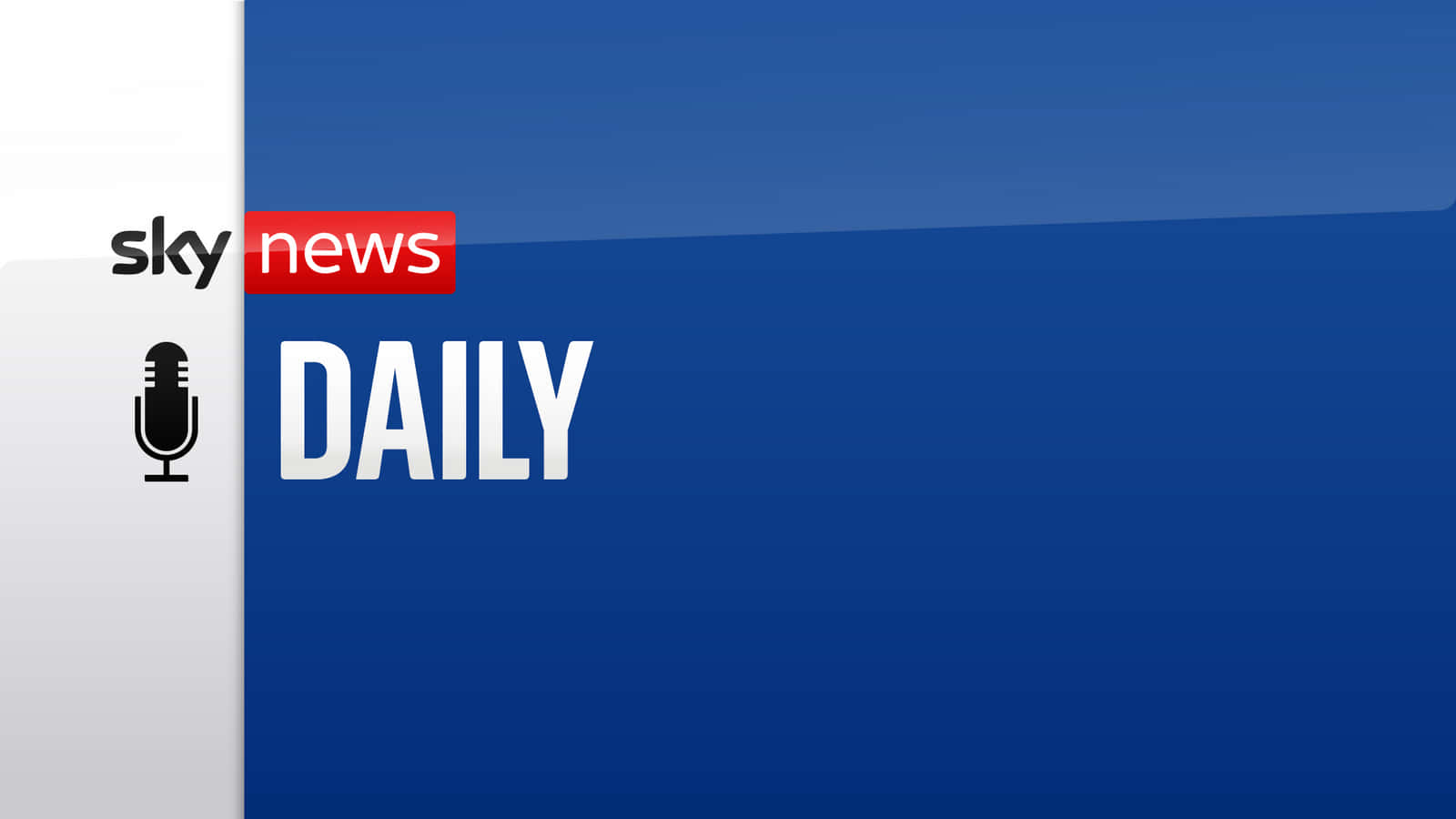 Daily Sky News Blue Background