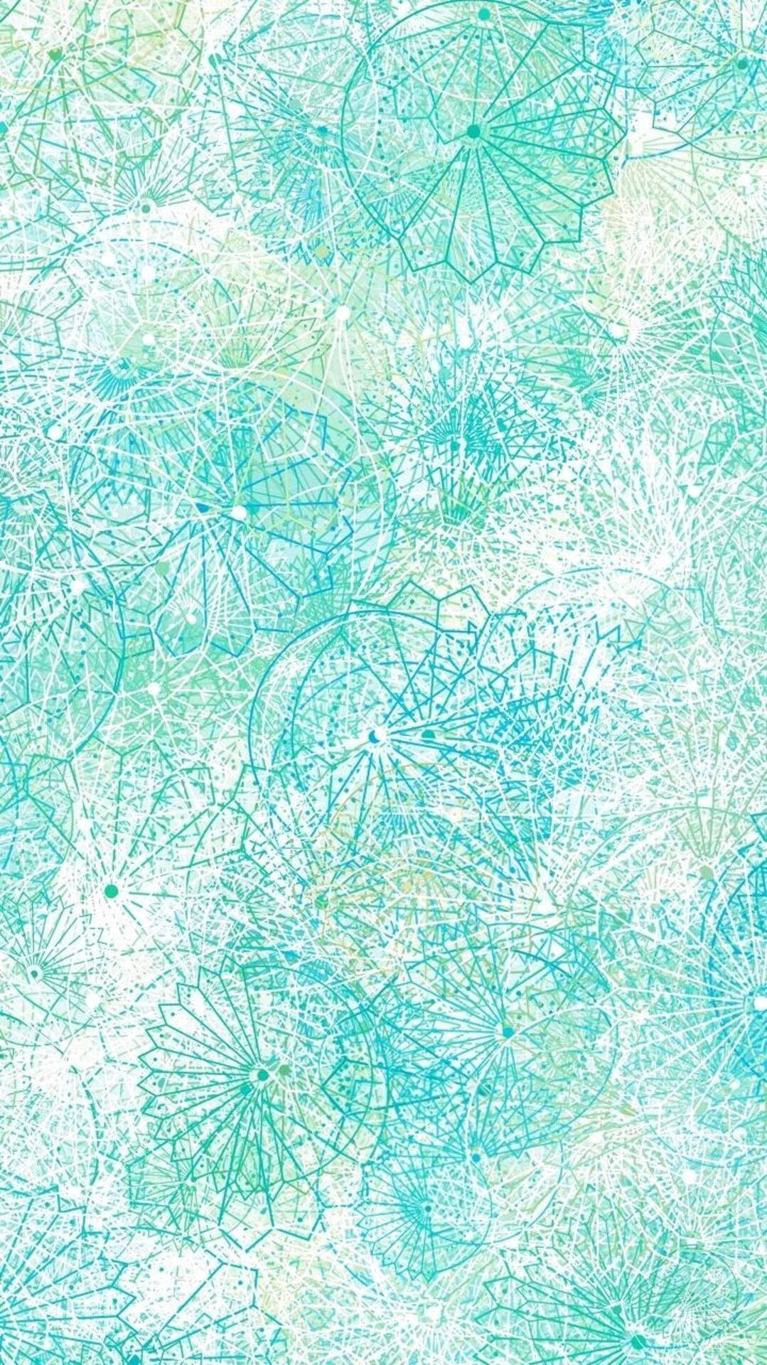 Dainty Tiffany Blue Pattern Background