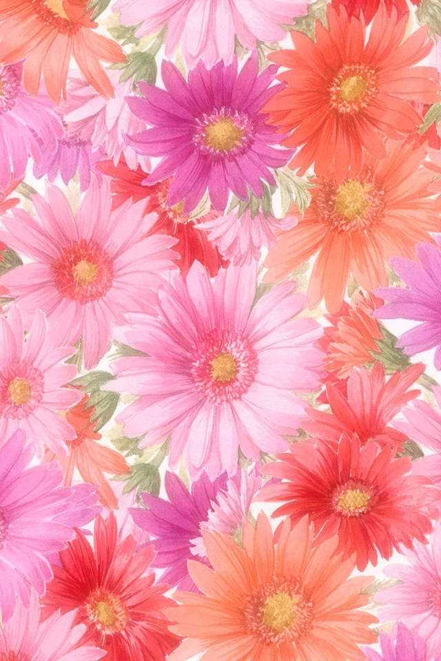 Daisies For Girl Phone Theme Background