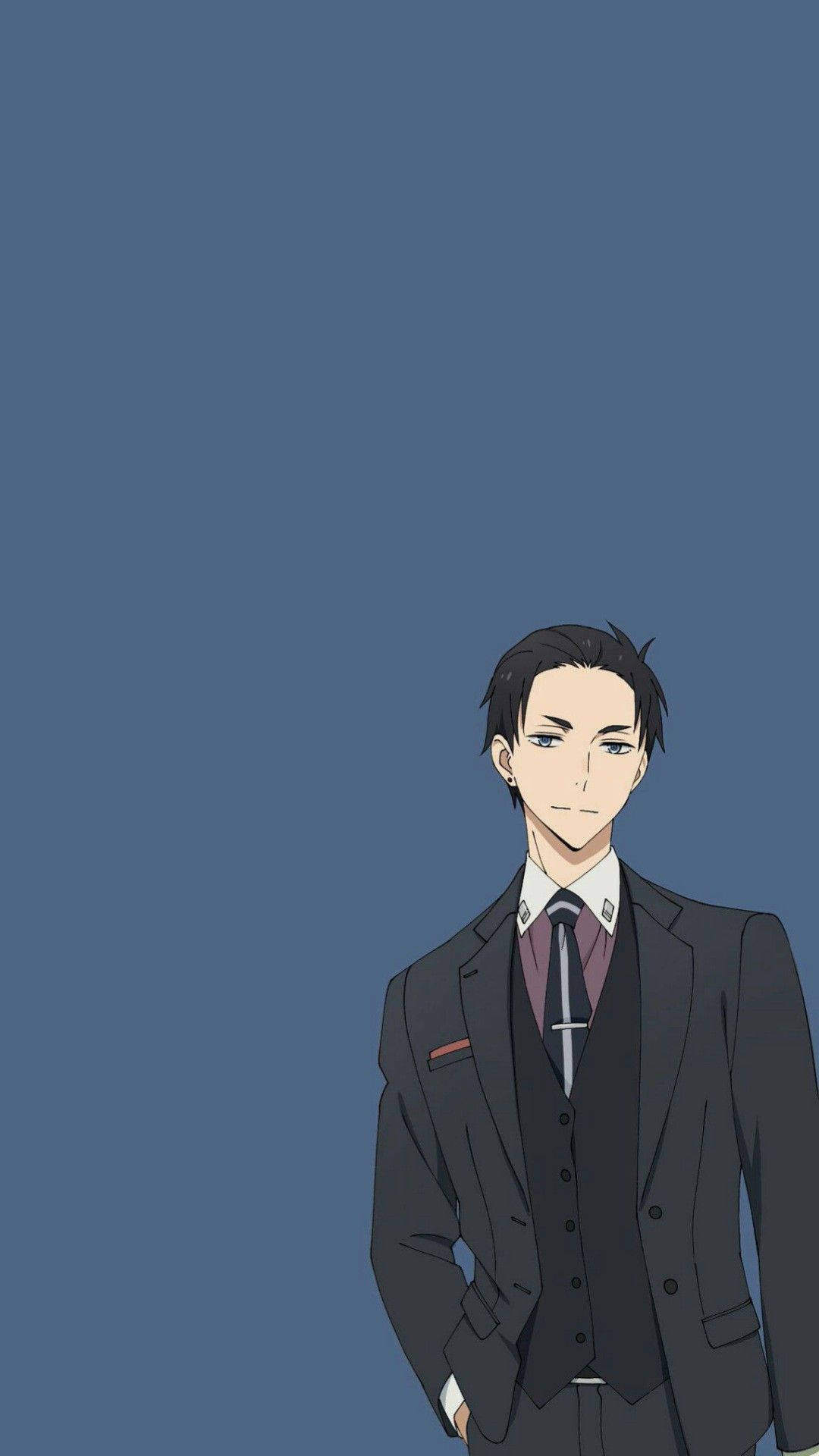 Daisuke Kambe In Formal Suit Background