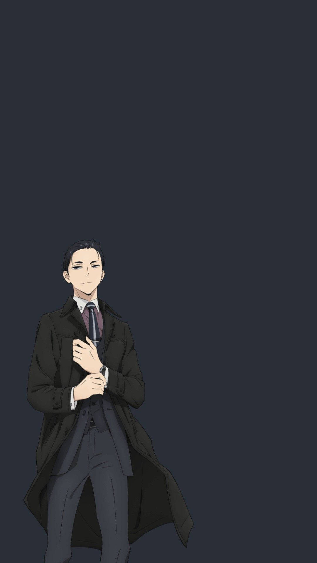 Daisuke Kambe On Trench Coat Background