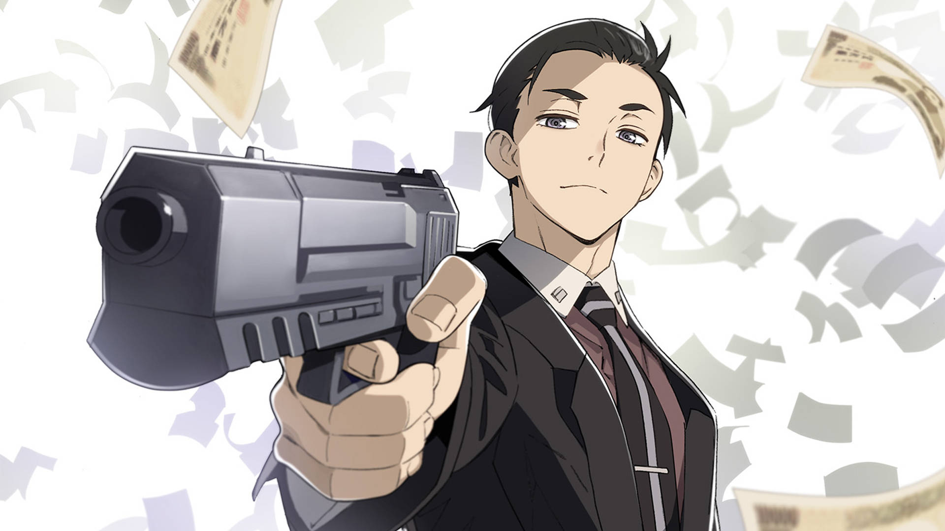 Daisuke Kambe Pointing A Gun Background