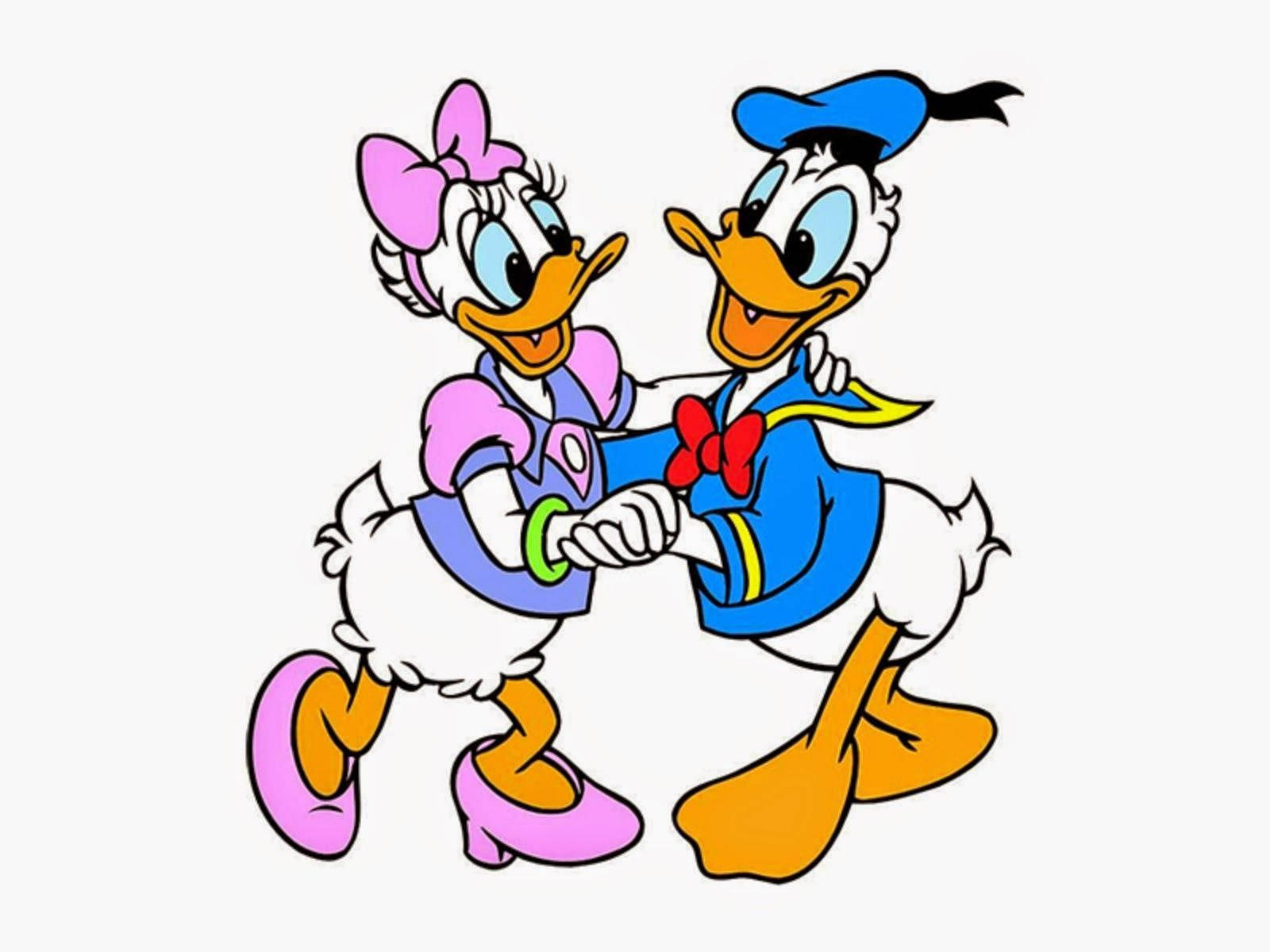 Daisy Duck And Donald Duck Art Background