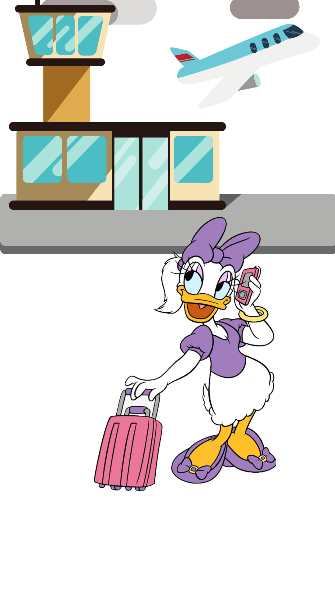 Daisy Duck The Traveler Background