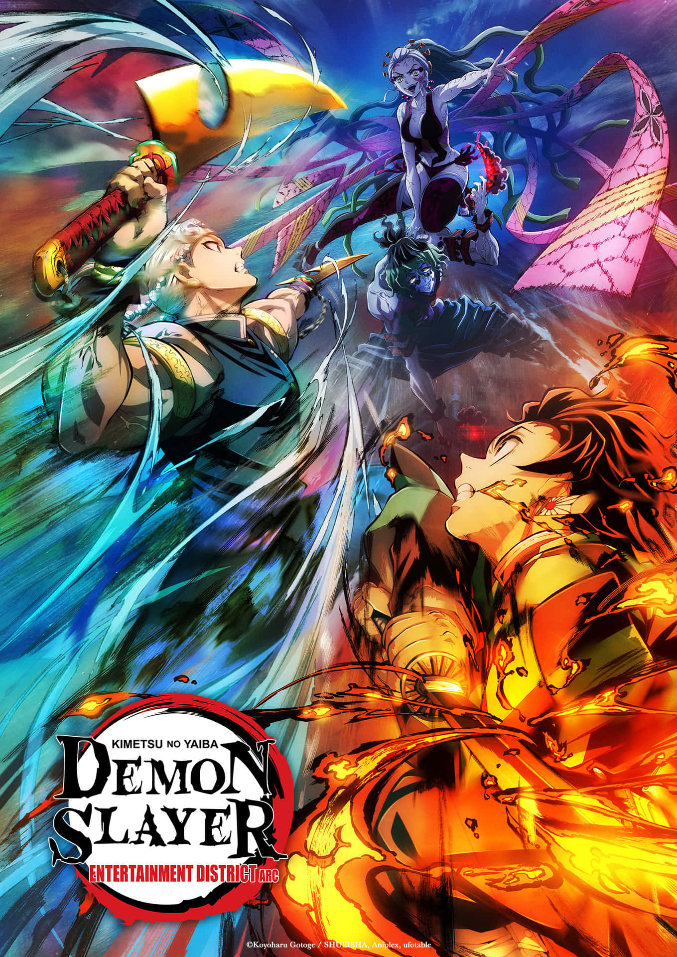 Daki Demon Slayer ~ Ufotable's Adaptation Of The Bestselling Manga Background