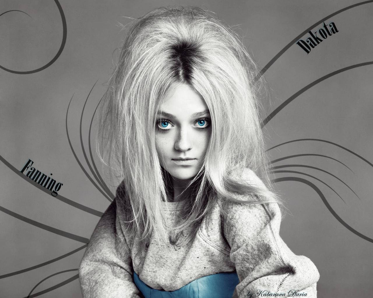 Dakota Fanning 2010 Spring V Magazine Photoshoot Background