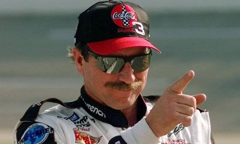 Dale Earnhardt Pointing Background