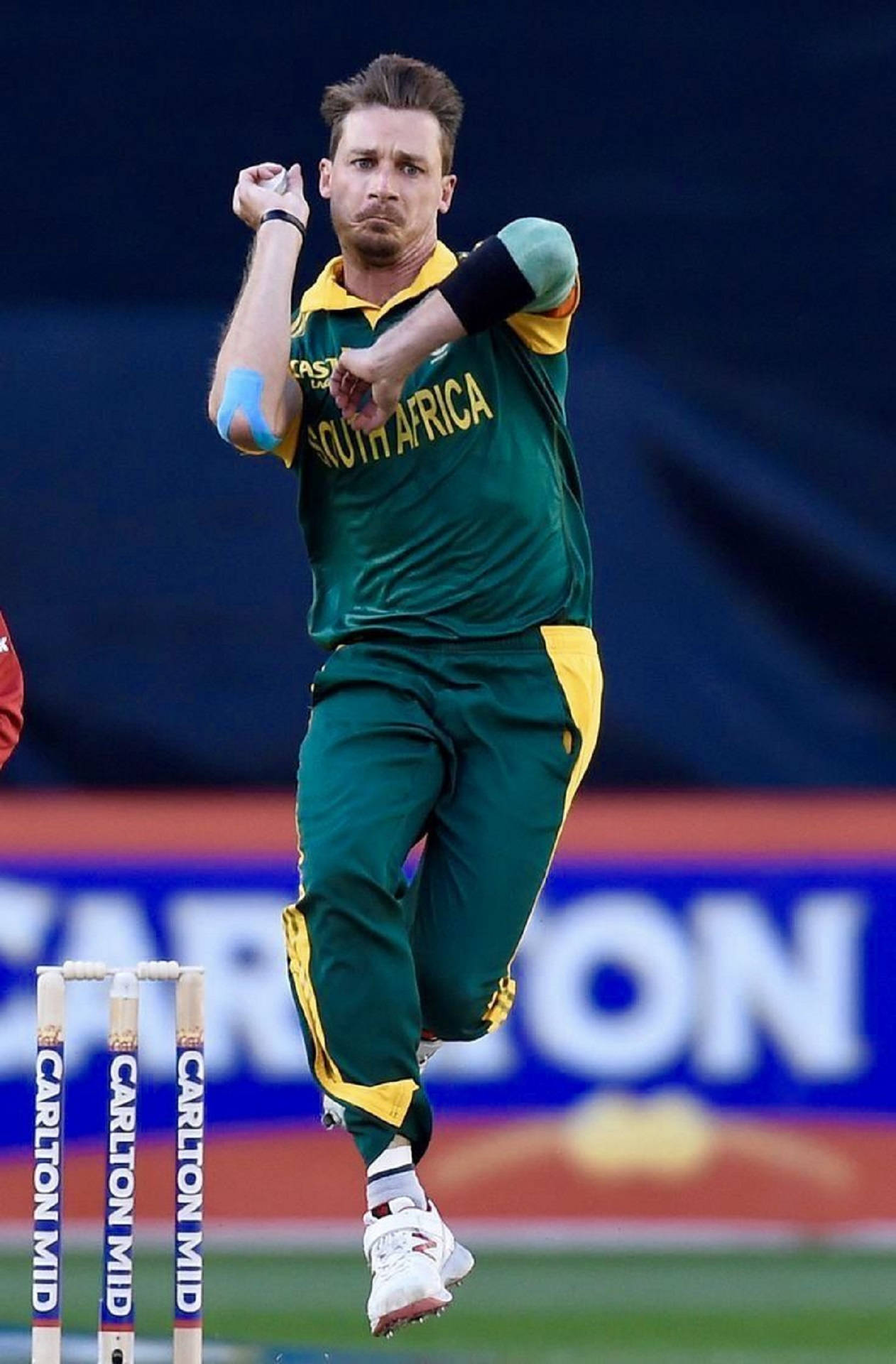 Dale Steyn Of South Africa Cricket Background
