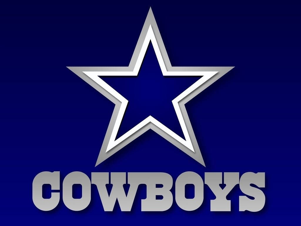 Dallas Cowboy Star Logo Layered Outlines Background