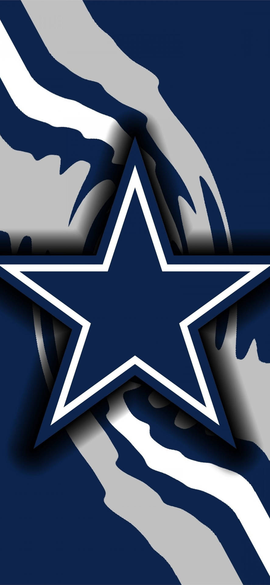 Dallas Cowboys Abstract Pattern Background
