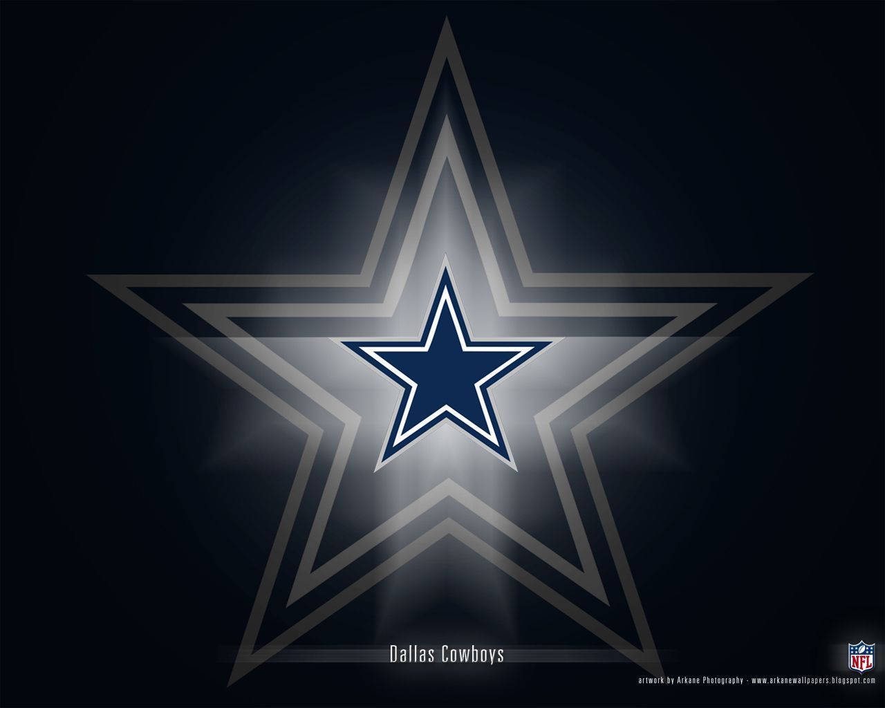 Dallas Cowboys Blue Logo Background