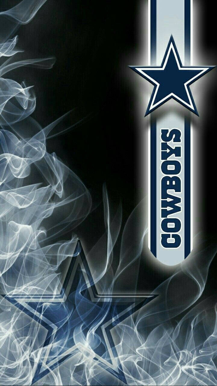 Dallas Cowboys Blue Star Smoky Background
