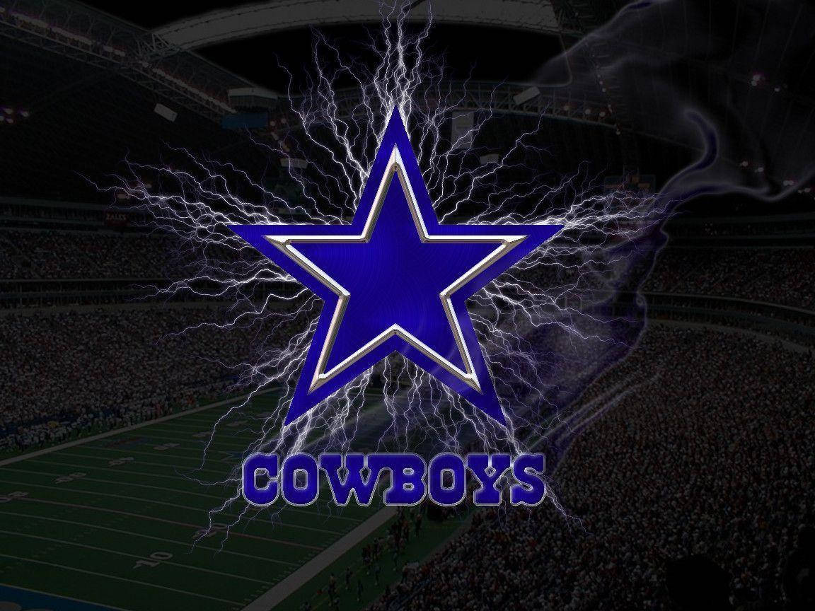 Dallas Cowboys Blue Star With Lightning