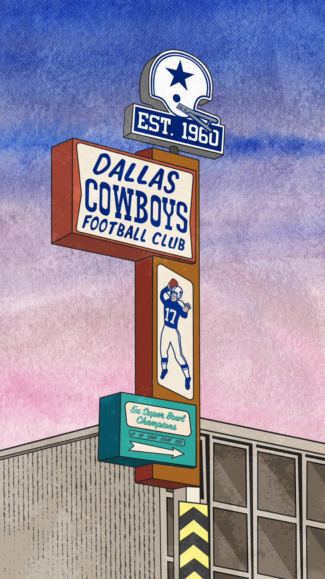 Dallas Cowboys Building Signs
