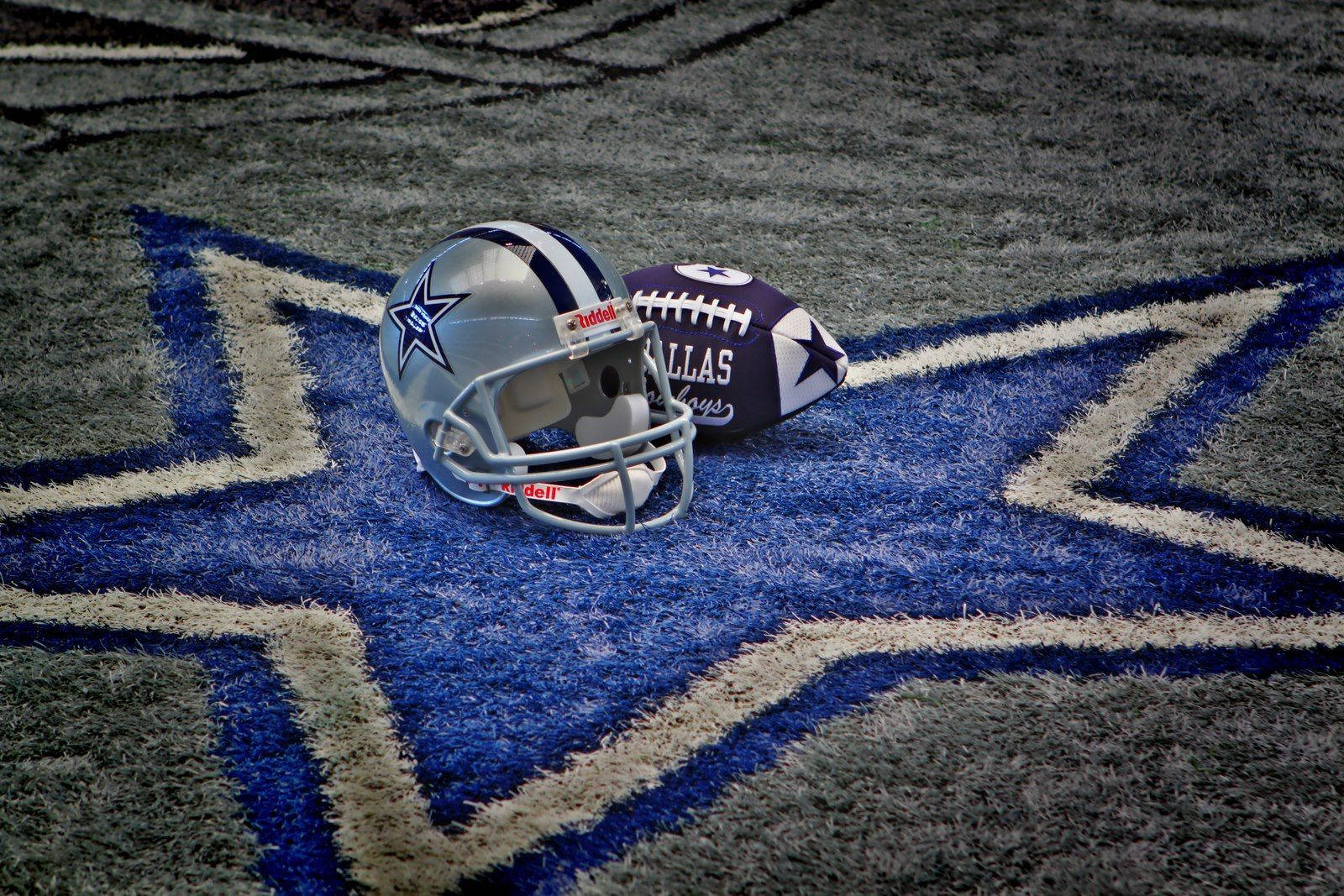 Dallas Cowboys Football Helmet Background