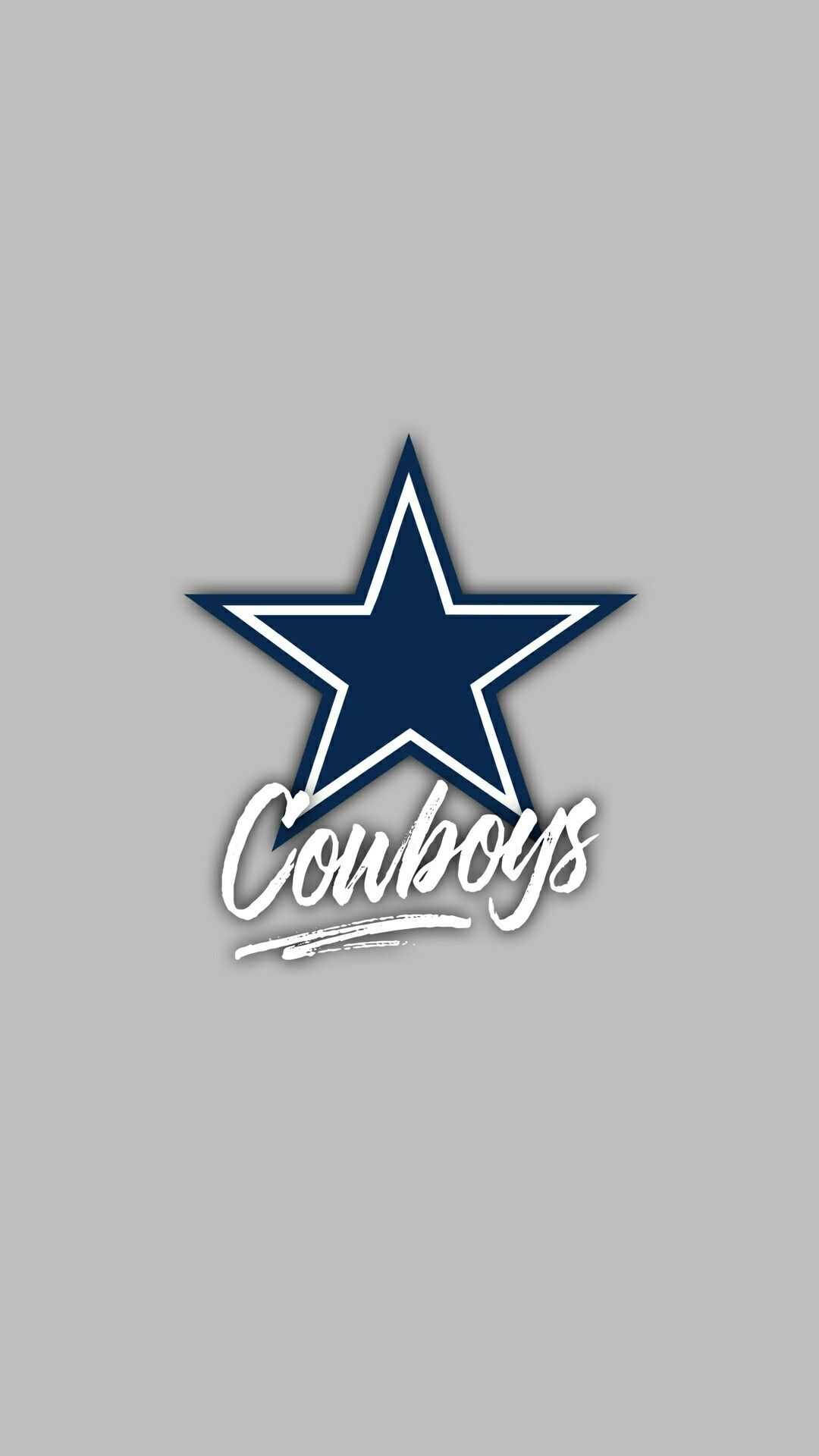 Dallas Cowboys Light Gray Background