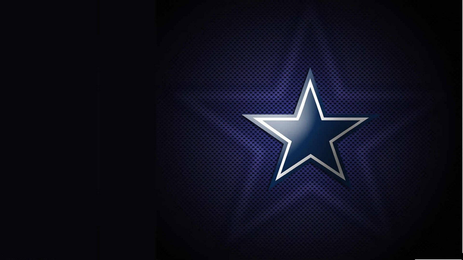 Dallas Cowboys Logo With Dark Background Background
