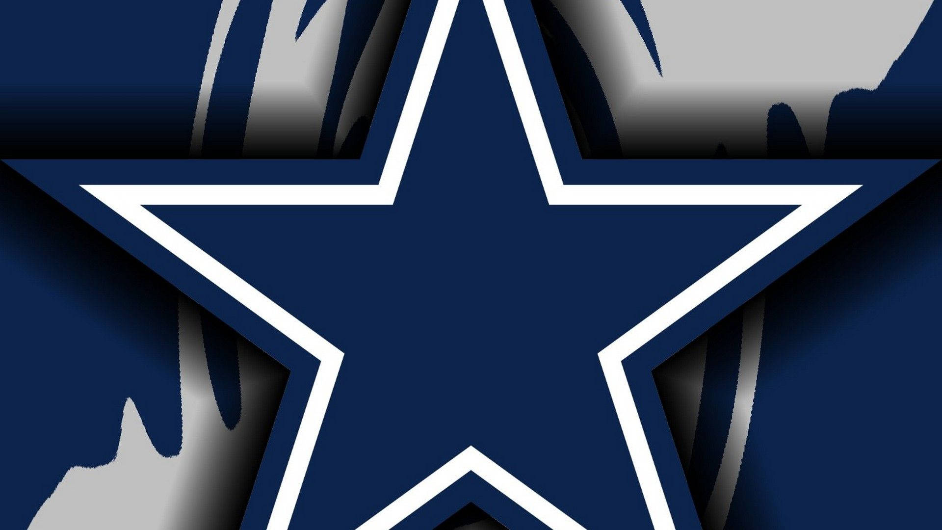 Dallas Cowboys Logo With Streaks Background