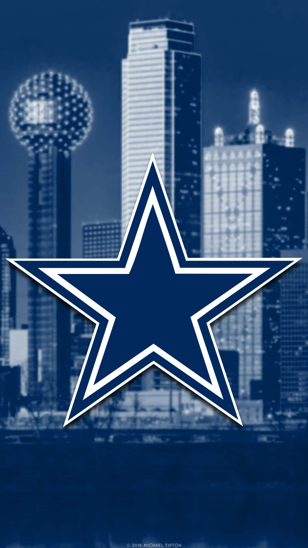 Dallas Cowboys Phone City Background