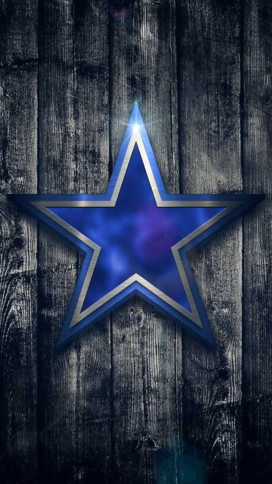 Dallas Cowboys Shiny Gray Wood