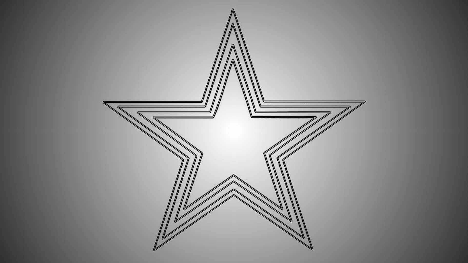 Dallas Cowboys Star Logo Design Background