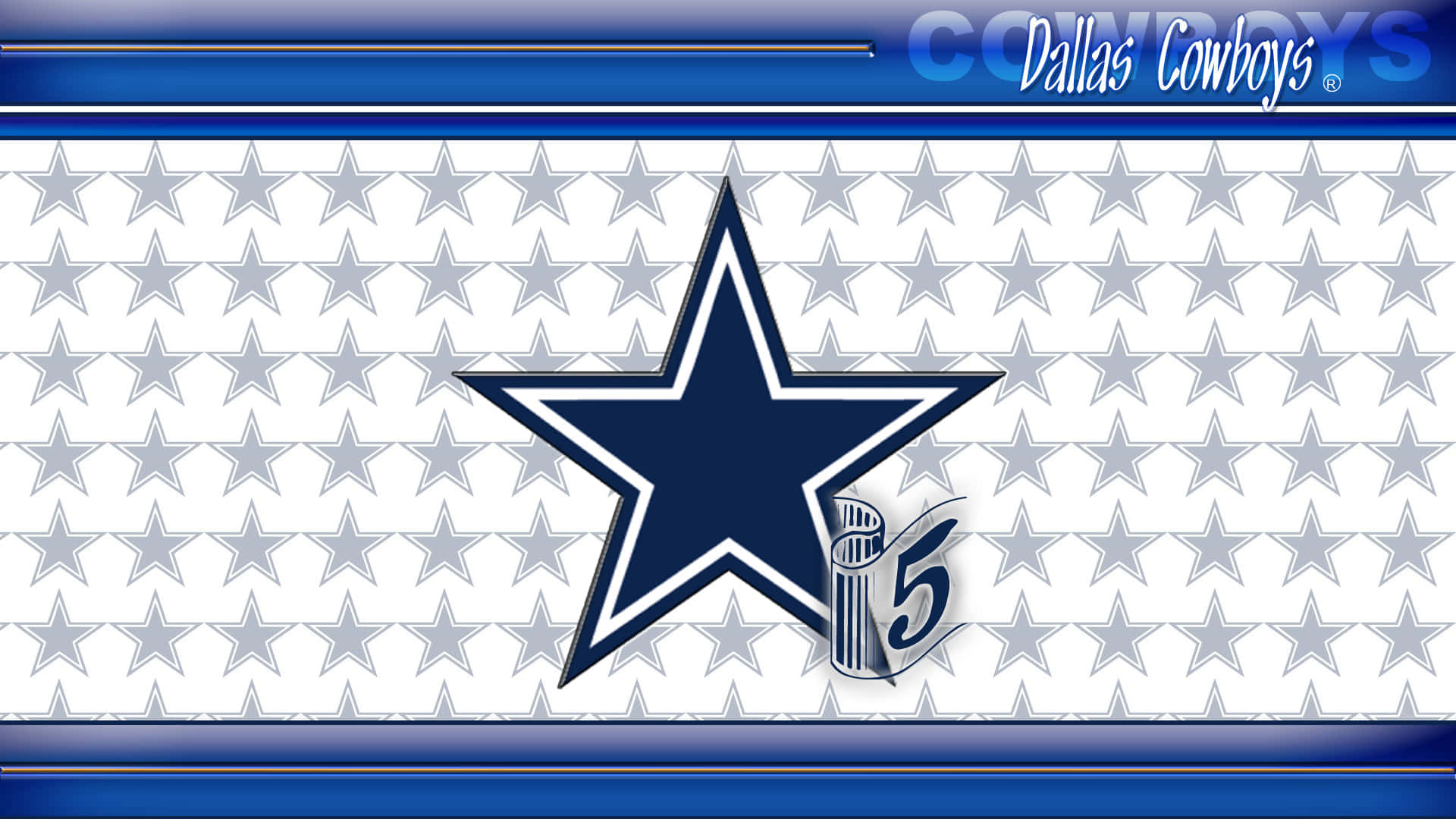 Dallas Cowboys Star Logo Background