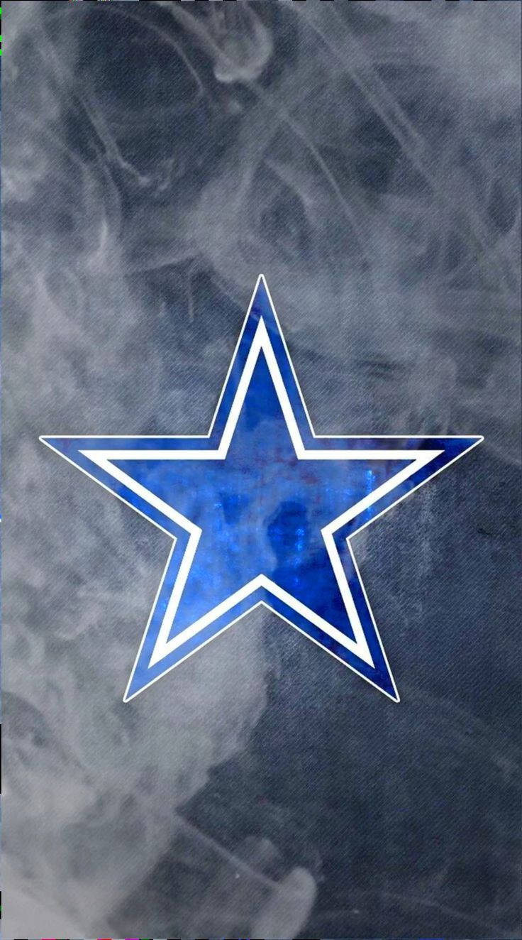 Dallas Cowboys Star White Smoke Effect Background