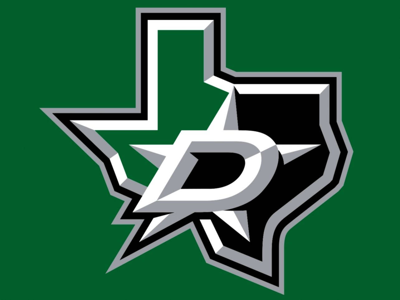Dallas Stars Infused Star Logo Background