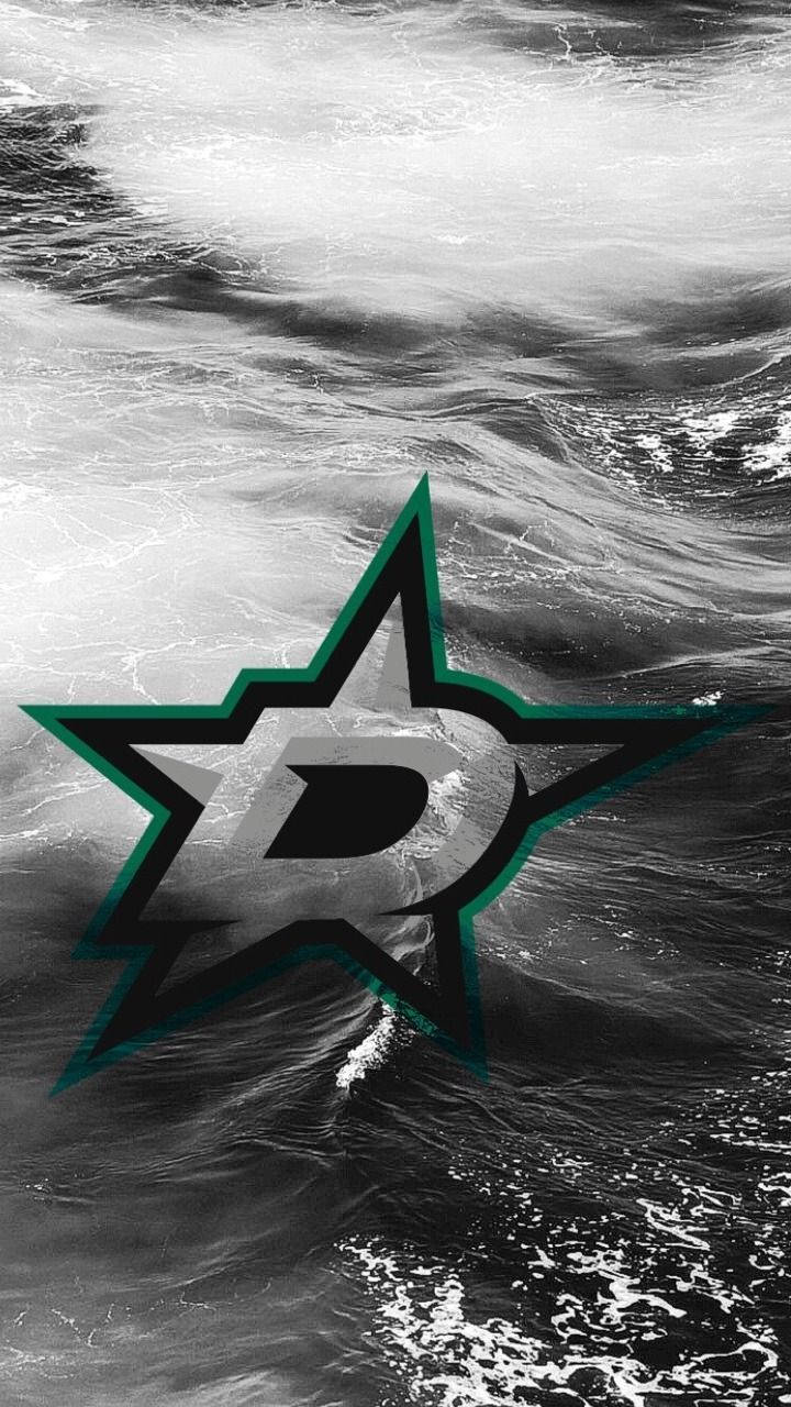 Dallas Stars Ocean Water Logo Background