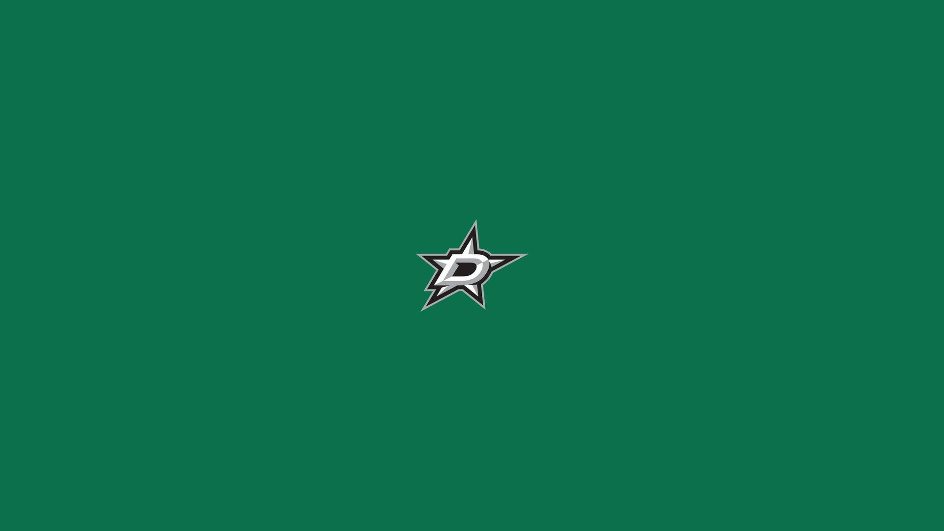 Dallas Stars Small White Logo Background