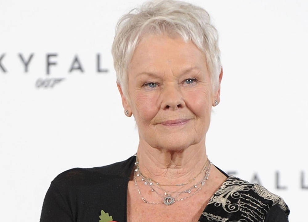 Dame Judi Dench At A Movie Premiere Background