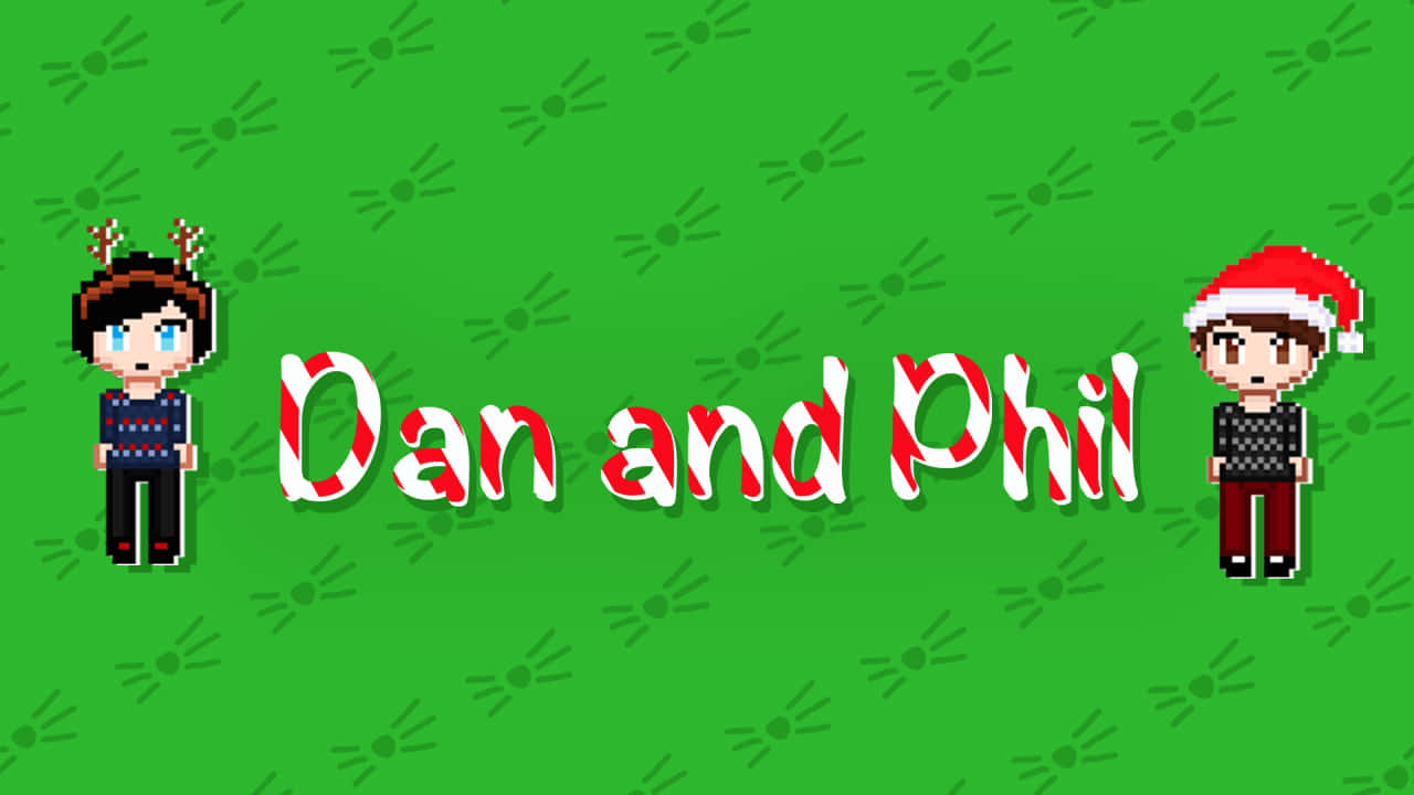 Dan And Phil Christmas Aesthetic Background