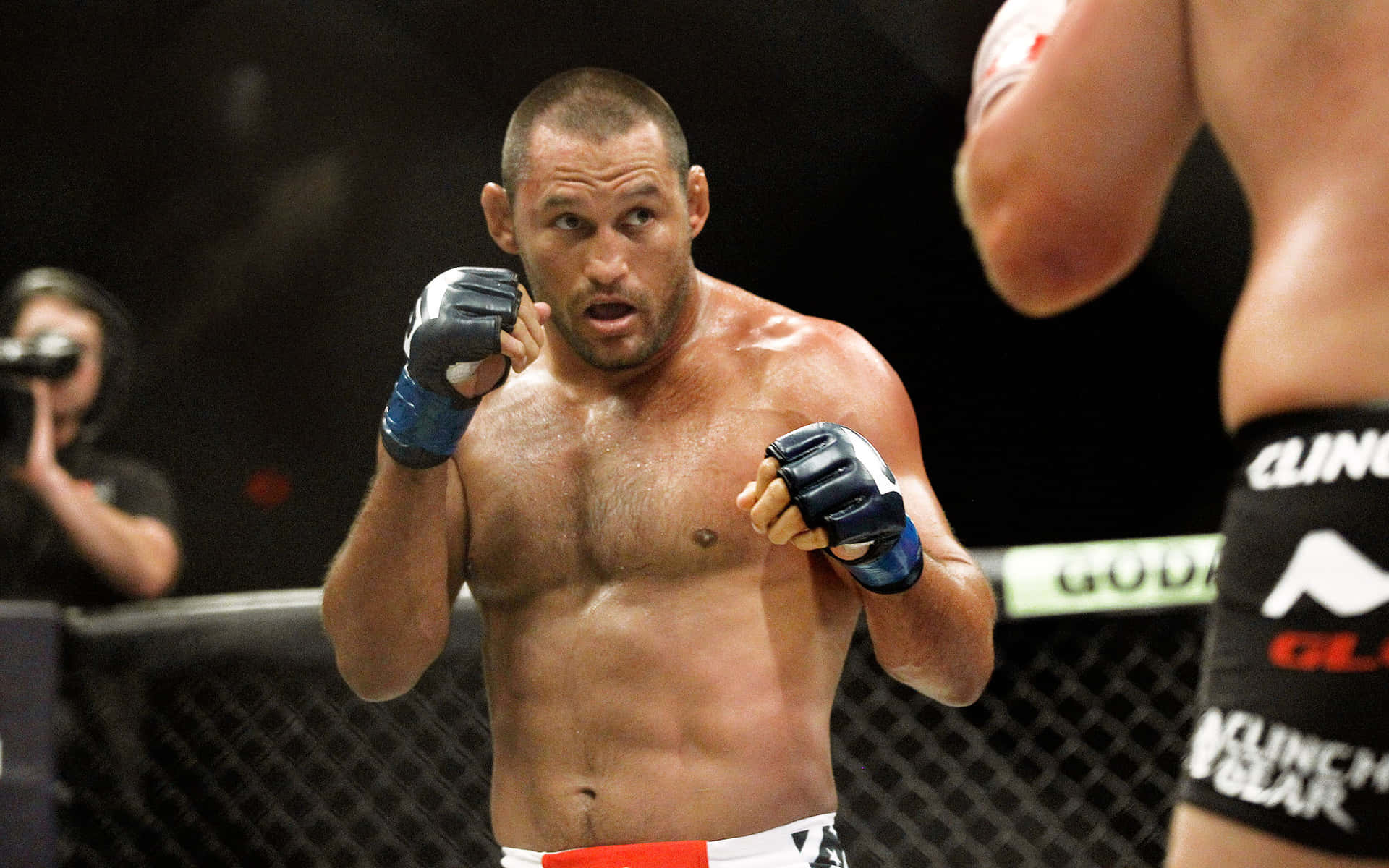 Dan Henderson Fighting Stance Background