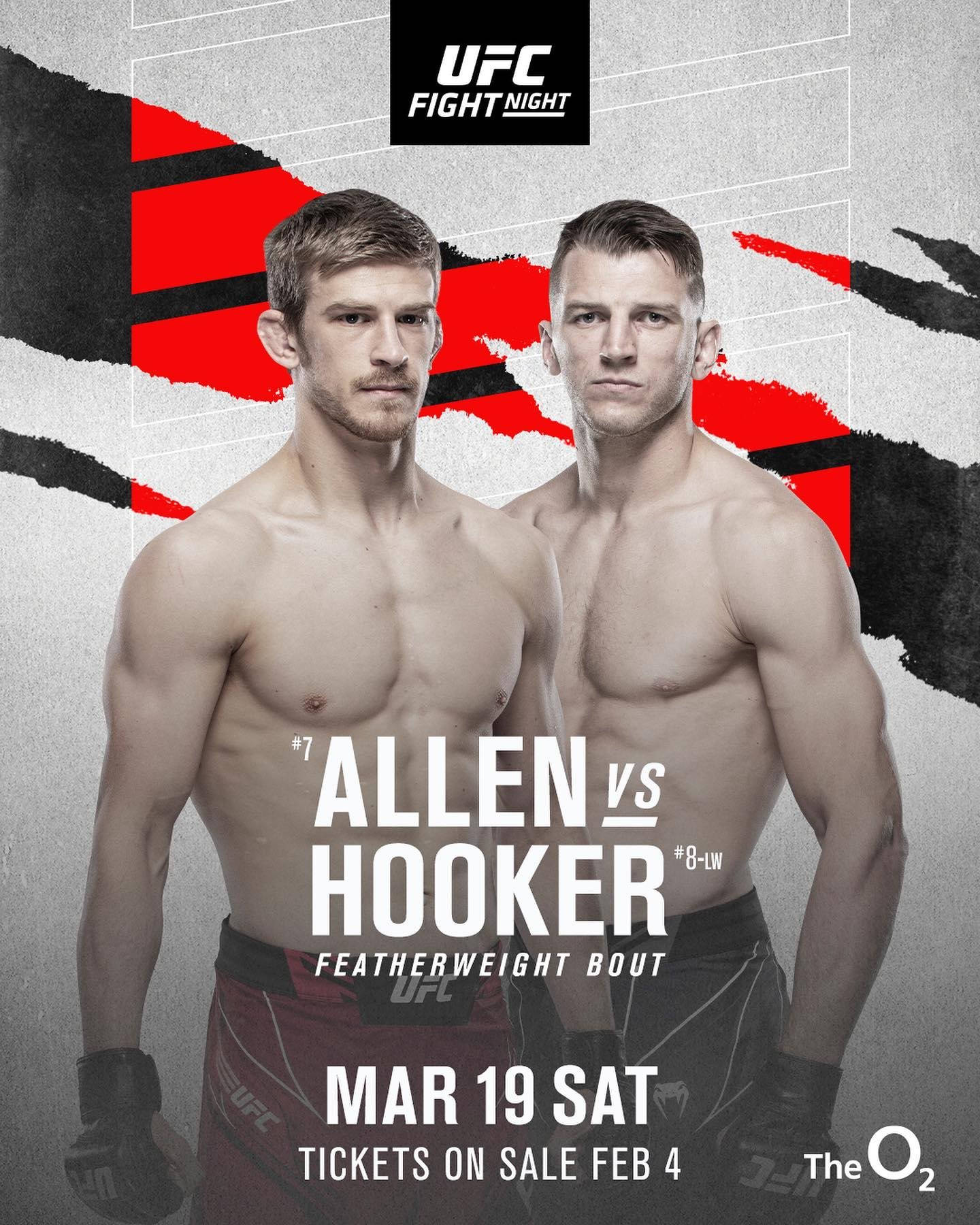 Dan Hooker And Arnold Allen Fight