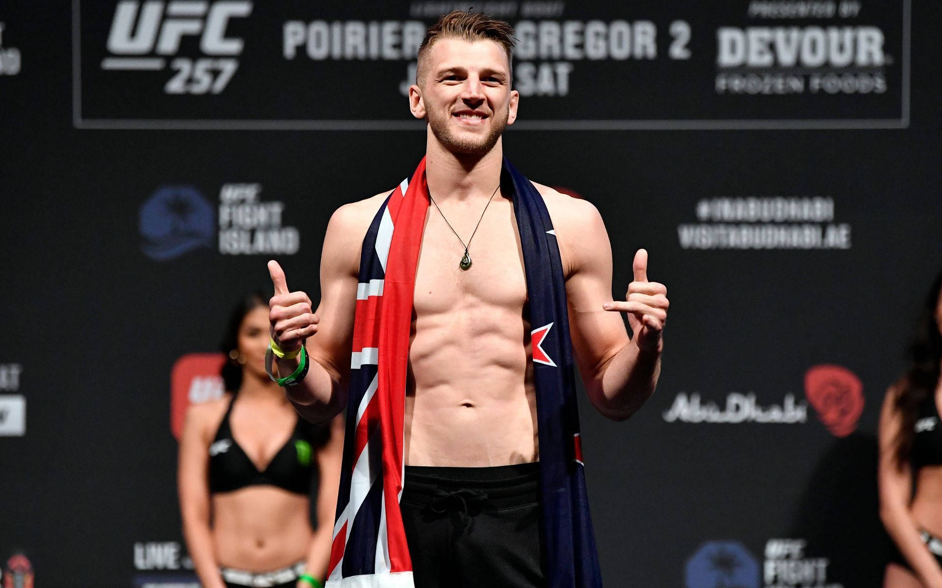 Dan Hooker And Nz Flag