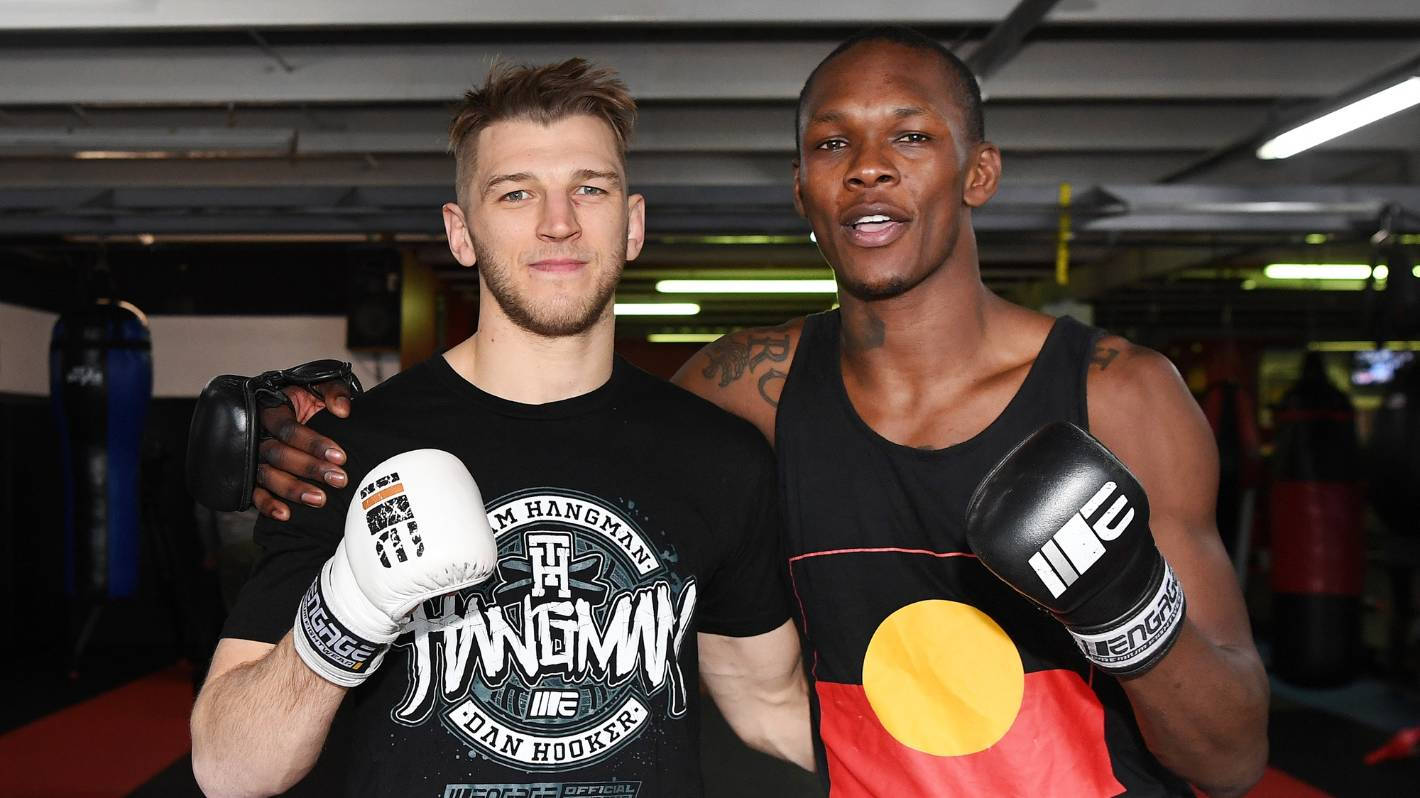 Dan Hooker And Sparring Partner