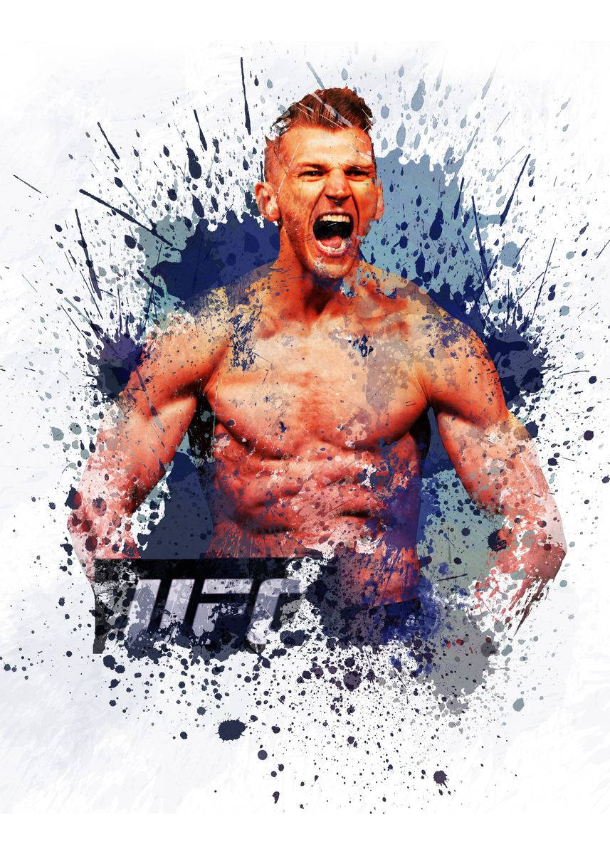 Dan Hooker Flexing Poster Background