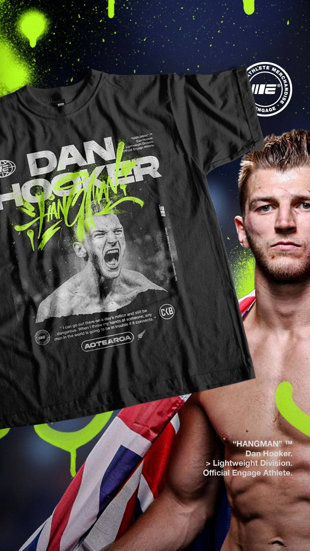 Dan Hooker Merchandise Poster