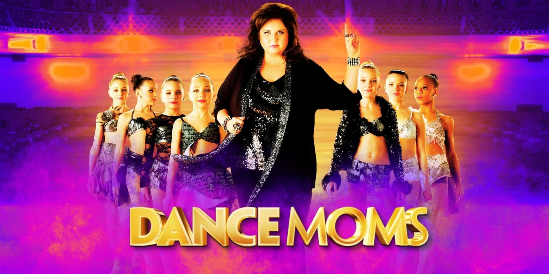 Dance Moms Cast Promotional Banner Background