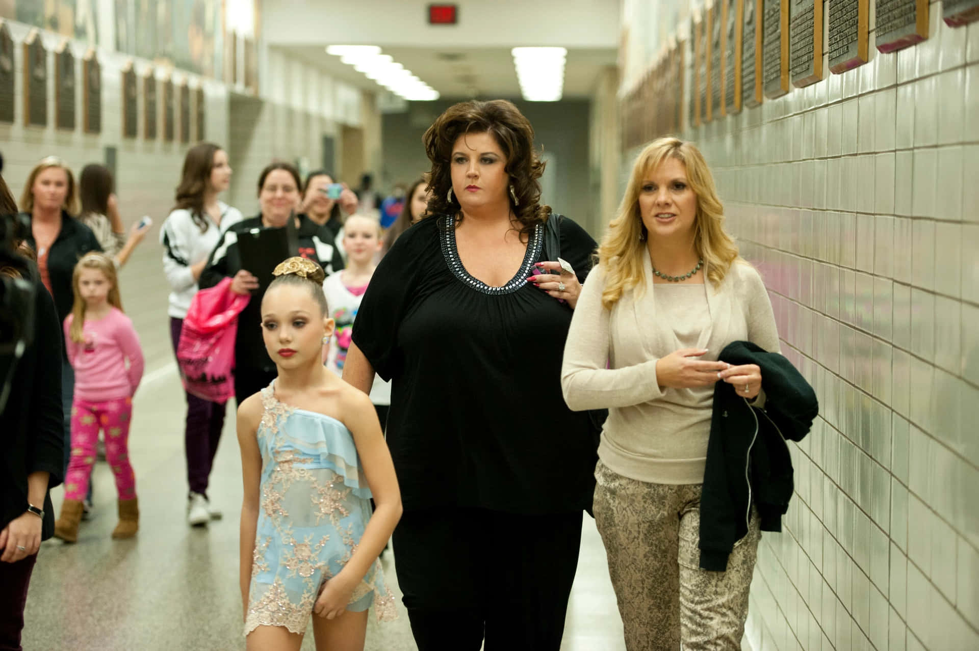 Dance Moms_ Competition Day_ Hallway Walk Background