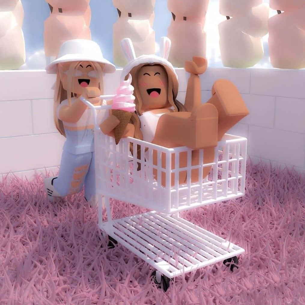 Dance The Day Away With Roblox Pink Background